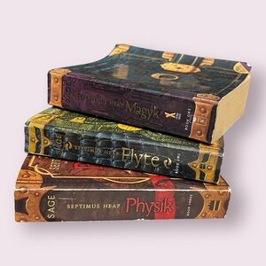 3 Book Set YA Septimus Heap - Magyk, Flyte, Physik by Angie Sage